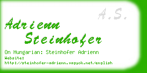 adrienn steinhofer business card